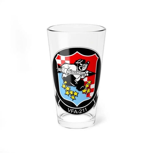 VFA 211 Strike Fighter Squadron 211 (U.S. Navy) Pint Glass 16oz 16oz - Go Mug Yourself
