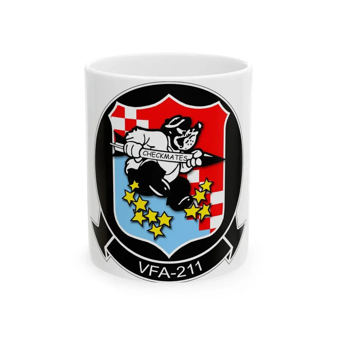 VFA 211 Strike Fighter Squadron 211 (U.S. Navy) White Coffee Mug - Go Mug Yourself