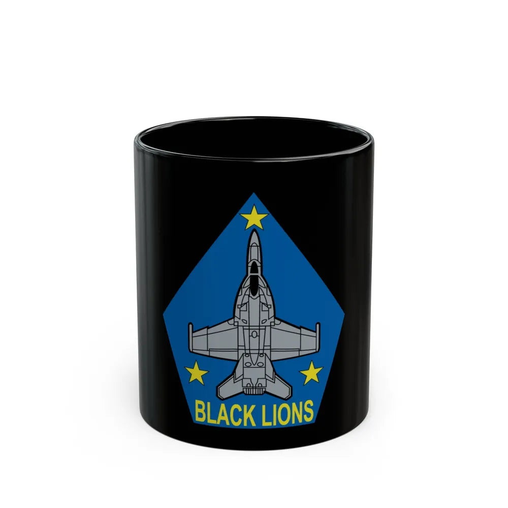 VFA 213 Black Lions (U.S. Navy) Black Coffee Mug-11oz-Go Mug Yourself