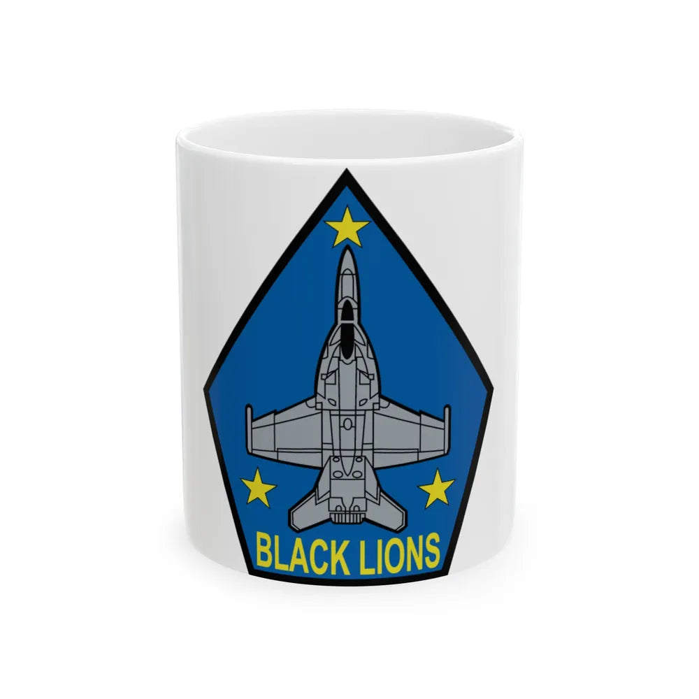 VFA 213 Black Lions (U.S. Navy) White Coffee Mug-11oz-Go Mug Yourself