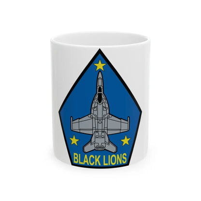 VFA 213 Black Lions (U.S. Navy) White Coffee Mug-11oz-Go Mug Yourself