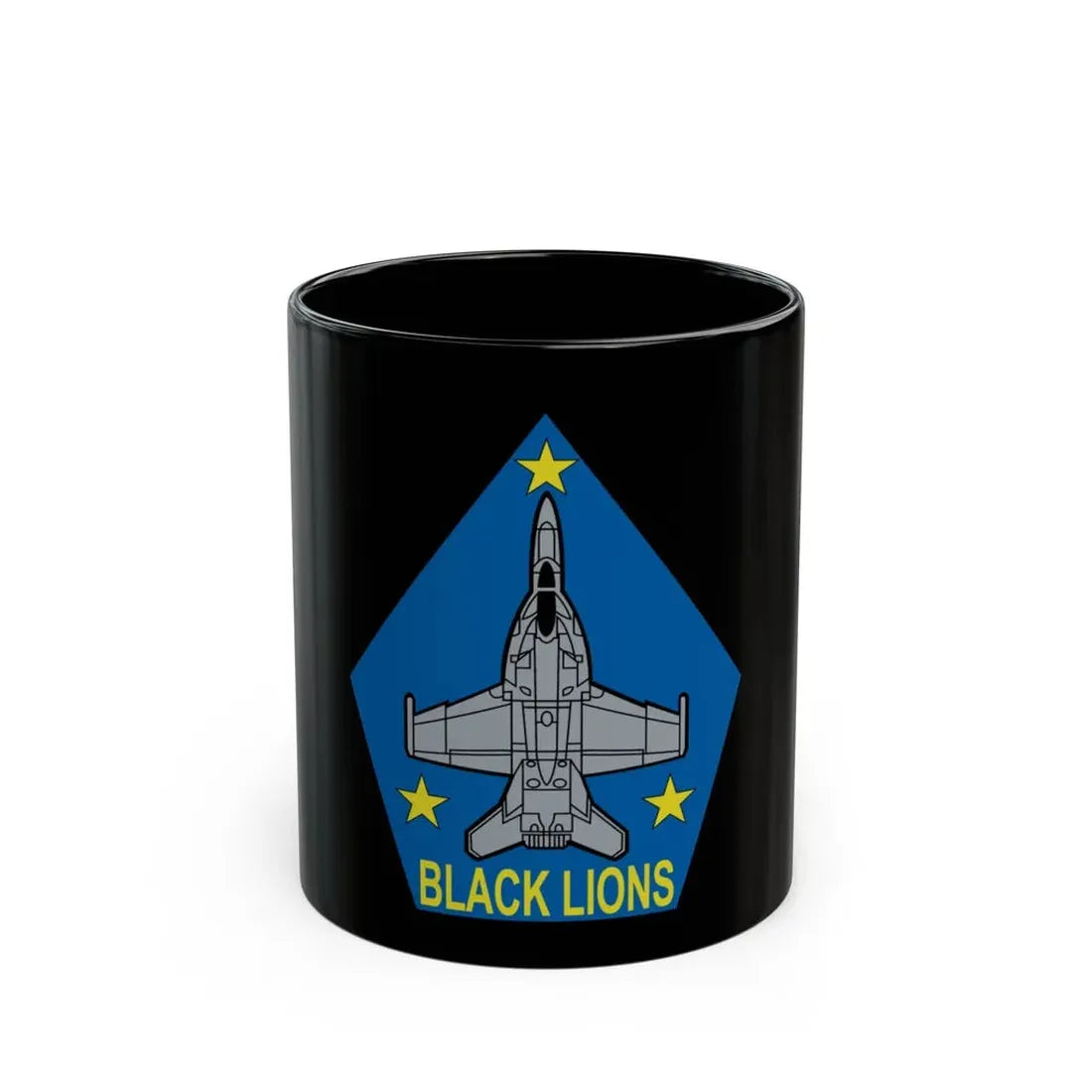 VFA 213 Black Lions (U.S. Navy) Black Coffee Mug 11oz - Go Mug Yourself