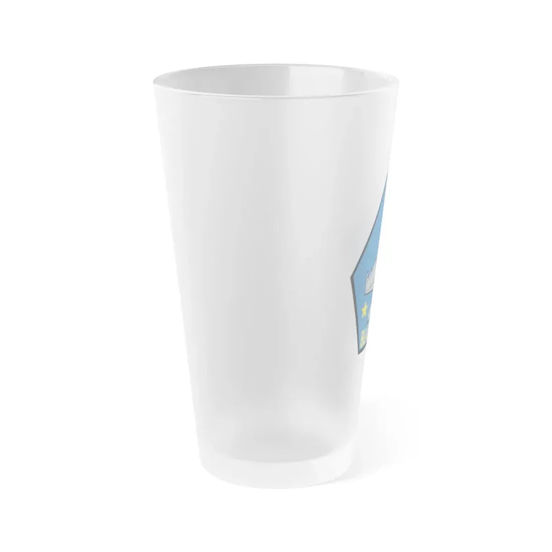 VFA 213 Black Lions (U.S. Navy) Frosted Pint Glass 16oz - Go Mug Yourself
