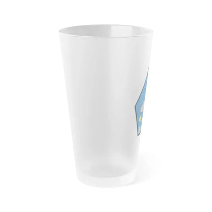 VFA 213 Black Lions (U.S. Navy) Frosted Pint Glass 16oz - Go Mug Yourself