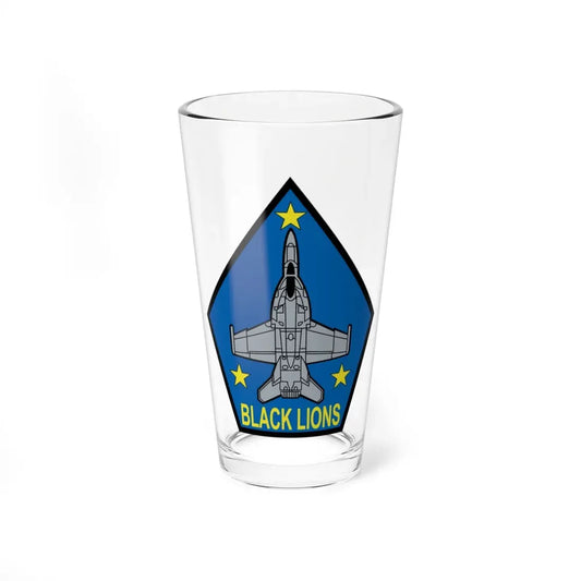 VFA 213 Black Lions (U.S. Navy) Pint Glass 16oz 16oz - Go Mug Yourself