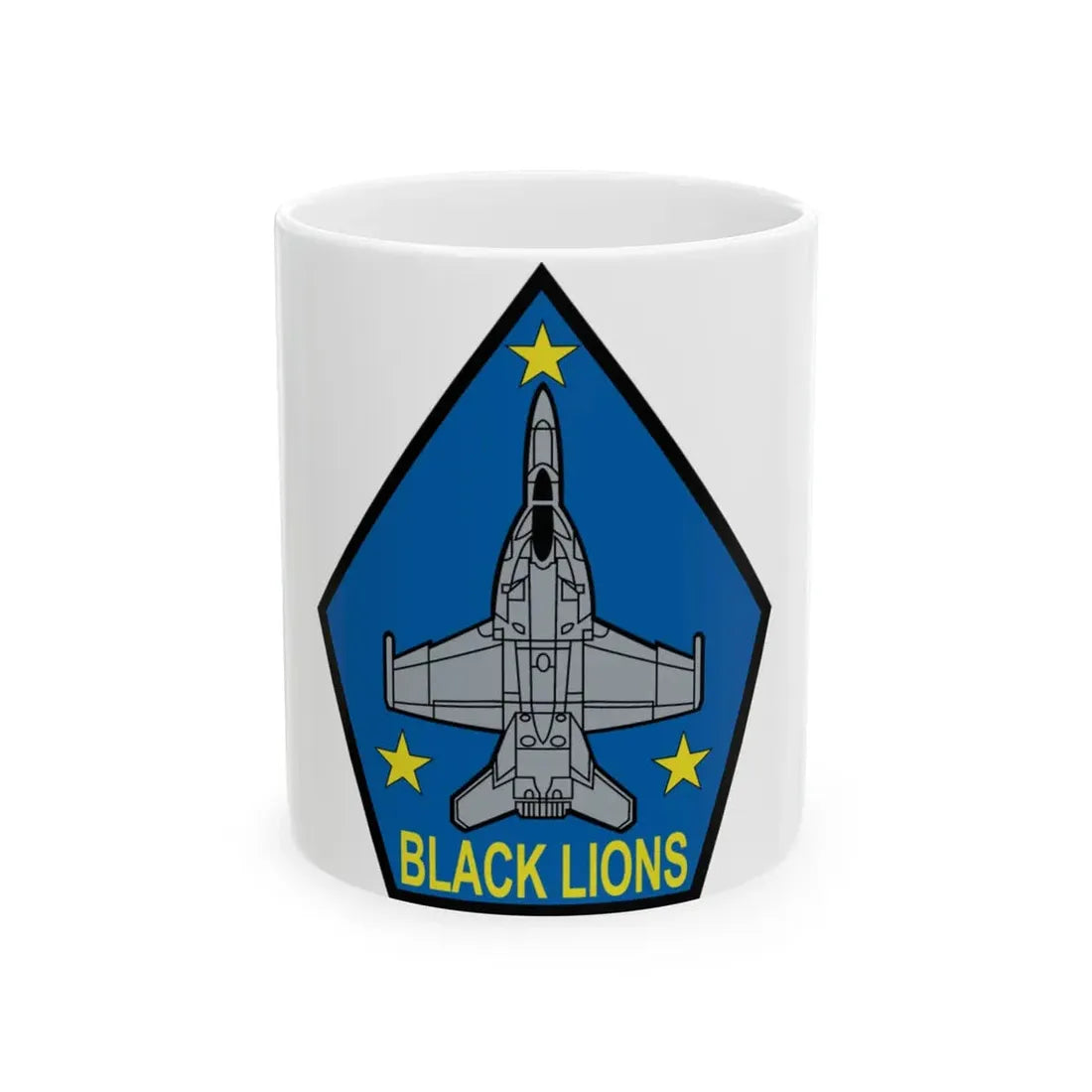 VFA 213 Black Lions (U.S. Navy) White Coffee Mug 11oz - Go Mug Yourself