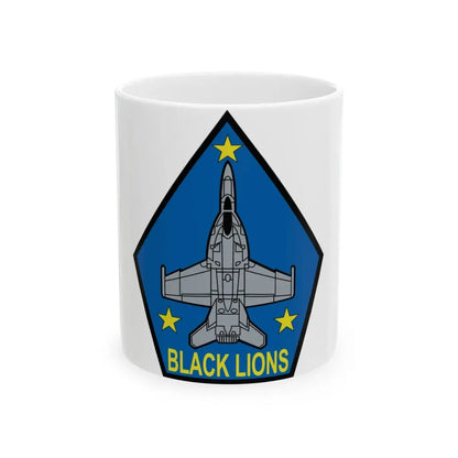 VFA 213 Black Lions (U.S. Navy) White Coffee Mug 11oz - Go Mug Yourself