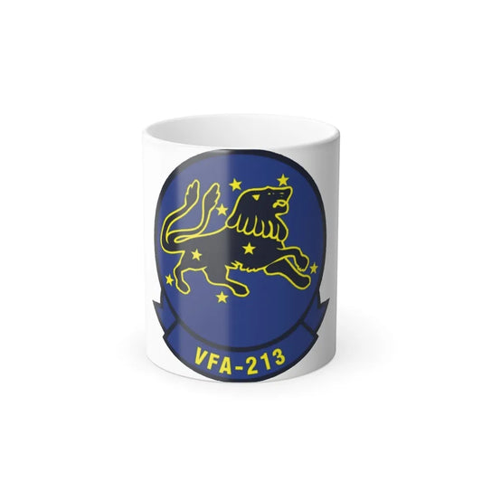 VFA 213 Strike Fighter Squadron 213 (U.S. Navy) Color Changing Mug 11oz-11oz-Go Mug Yourself