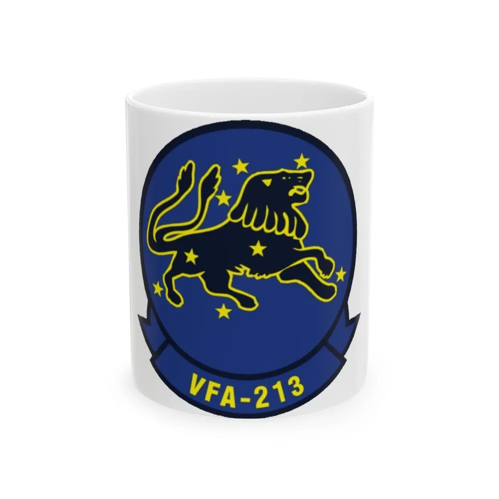 VFA 213 Strike Fighter Squadron 213 (U.S. Navy) White Coffee Mug-11oz-Go Mug Yourself