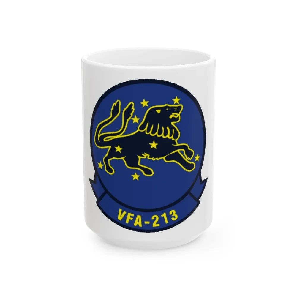 VFA 213 Strike Fighter Squadron 213 (U.S. Navy) White Coffee Mug-15oz-Go Mug Yourself