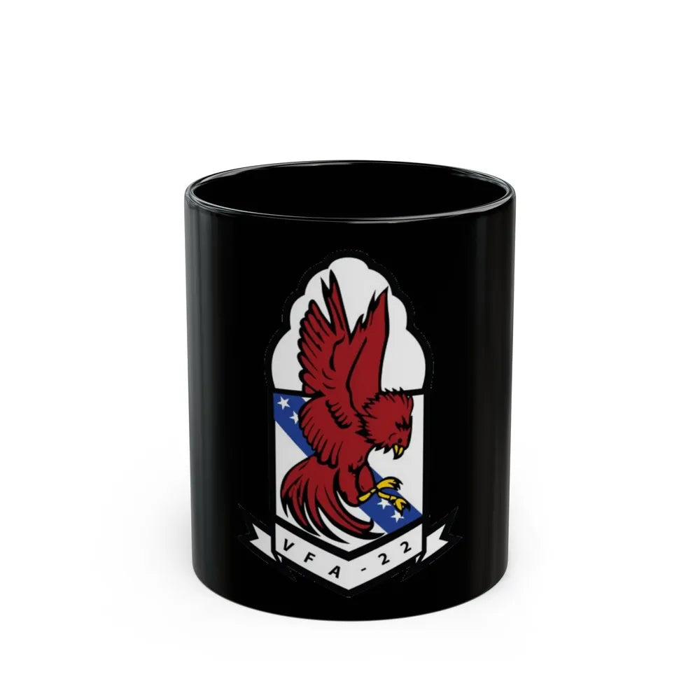 VFA 22 (U.S. Navy) Black Coffee Mug-11oz-Go Mug Yourself