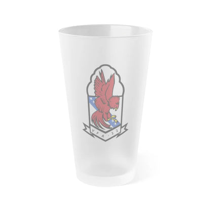 VFA 22 (U.S. Navy) Frosted Pint Glass 16oz-Go Mug Yourself