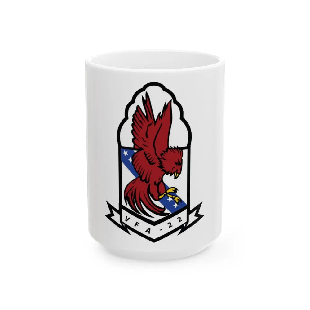 VFA 22 (U.S. Navy) White Coffee Mug-15oz-Go Mug Yourself