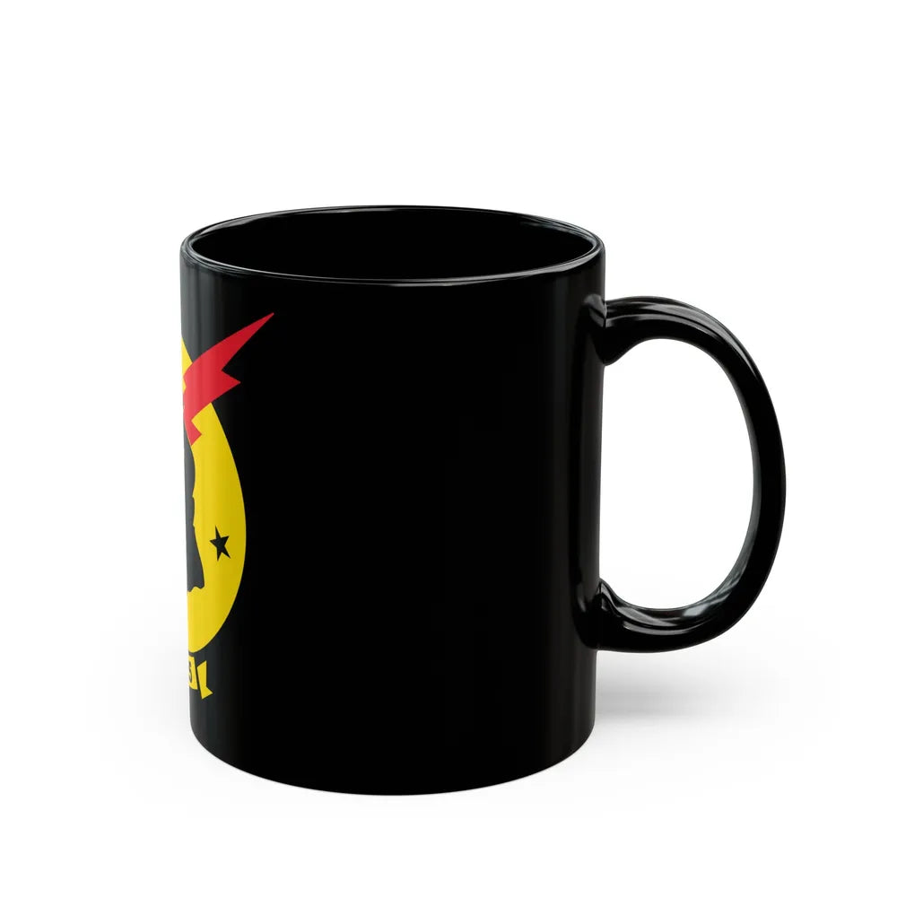 VFA 25 Fist of the Fleet (U.S. Navy) Black Coffee Mug-Go Mug Yourself