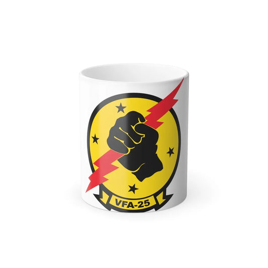 VFA 25 Fist of the Fleet (U.S. Navy) Color Changing Mug 11oz-11oz-Go Mug Yourself