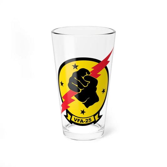 VFA 25 Fist of the Fleet (U.S. Navy) Pint Glass 16oz-16oz-Go Mug Yourself