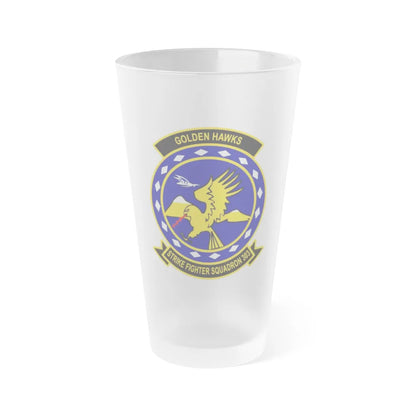 VFA 303 Strike Fighter Squadron 303 (U.S. Navy) Frosted Pint Glass 16oz-Go Mug Yourself