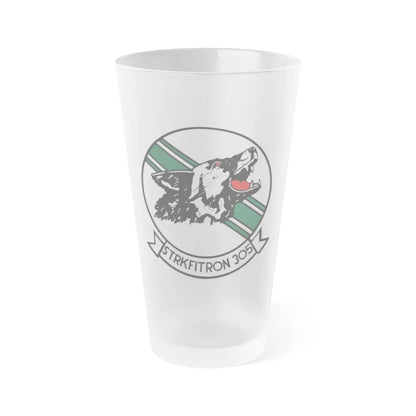 VFA 305 Strike Fighter Squadron 305 (U.S. Navy) Frosted Pint Glass 16oz-Go Mug Yourself