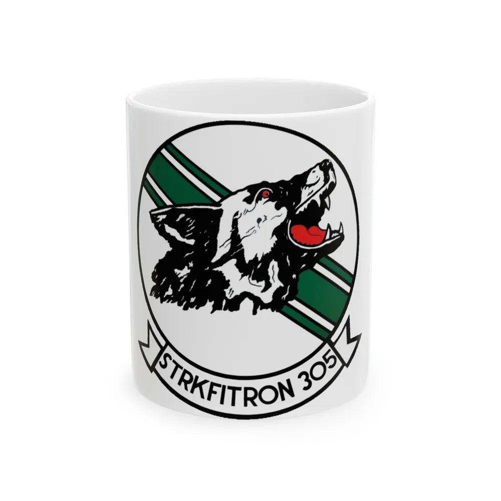 VFA 305 Strike Fighter Squadron 305 (U.S. Navy) White Coffee Mug-11oz-Go Mug Yourself