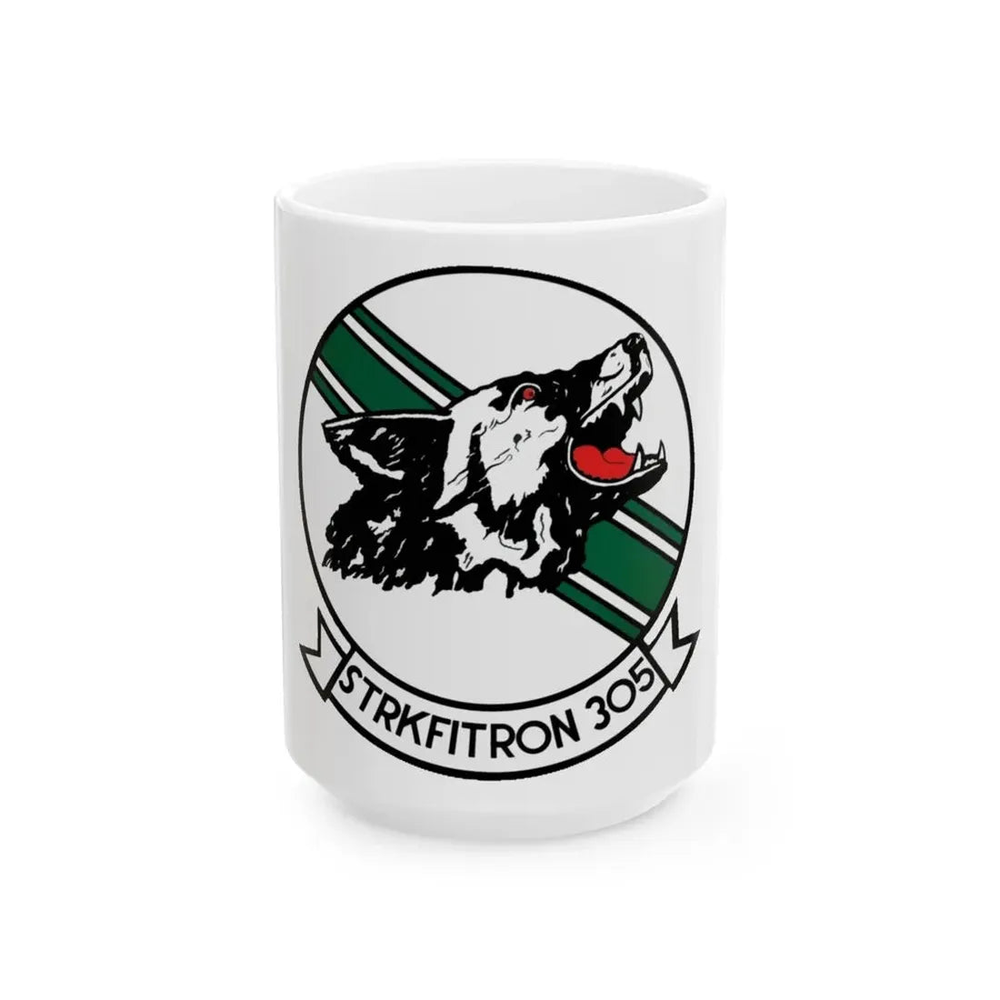 VFA 305 Strike Fighter Squadron 305 (U.S. Navy) White Coffee Mug 15oz - Go Mug Yourself