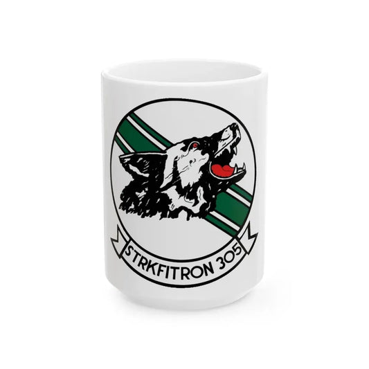 VFA 305 Strike Fighter Squadron 305 (U.S. Navy) White Coffee Mug 15oz - Go Mug Yourself