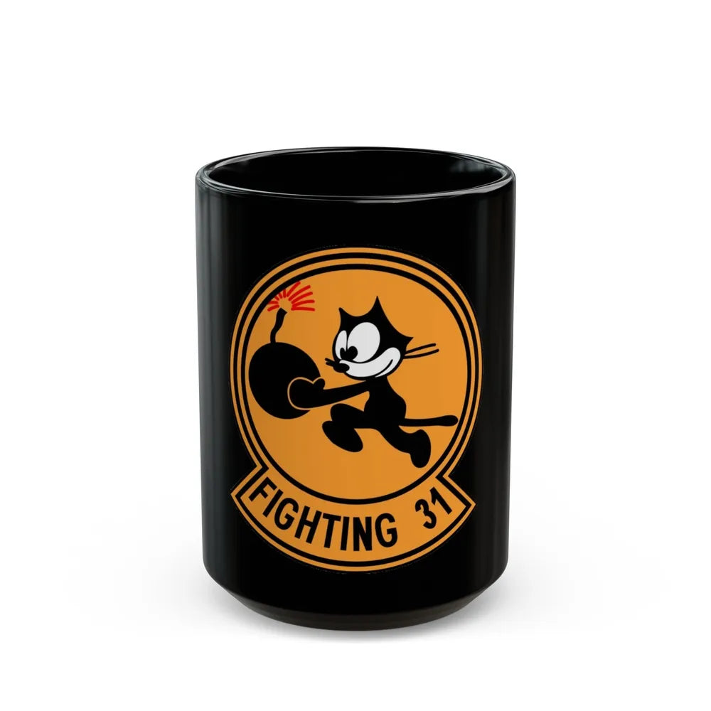 VFA 31 Strike Fighter Squadron 31 (U.S. Navy) Black Coffee Mug-15oz-Go Mug Yourself