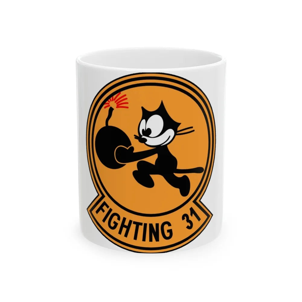 VFA 31 Strike Fighter Squadron 31 (U.S. Navy) White Coffee Mug-11oz-Go Mug Yourself