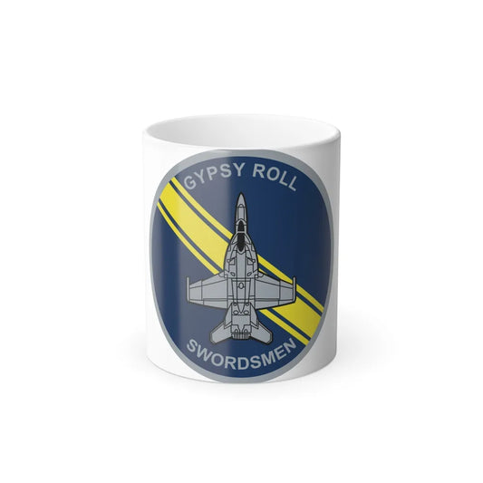 VFA 32 Fighting Swordsmen (U.S. Navy) Color Changing Mug 11oz-11oz-Go Mug Yourself