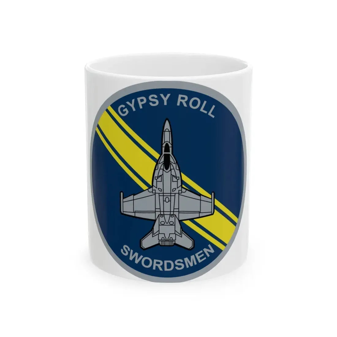 VFA 32 Fighting Swordsmen (U.S. Navy) White Coffee Mug 11oz - Go Mug Yourself