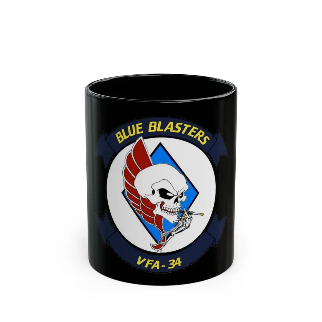 VFA 34 1 (U.S. Navy) Black Coffee Mug 11oz - Go Mug Yourself