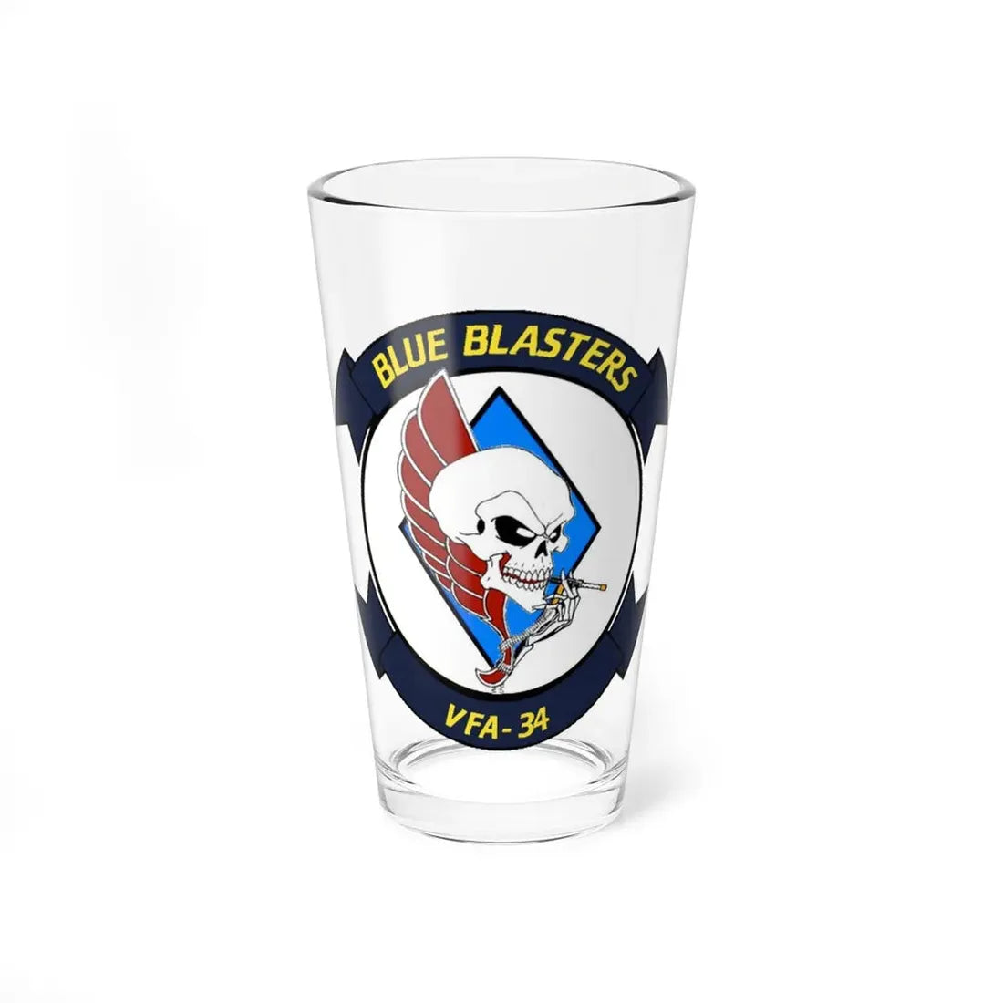 VFA 34 1 (U.S. Navy) Pint Glass 16oz 16oz - Go Mug Yourself