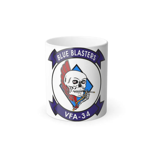 VFA 34 (U.S. Navy) Color Changing Mug 11oz-11oz-Go Mug Yourself