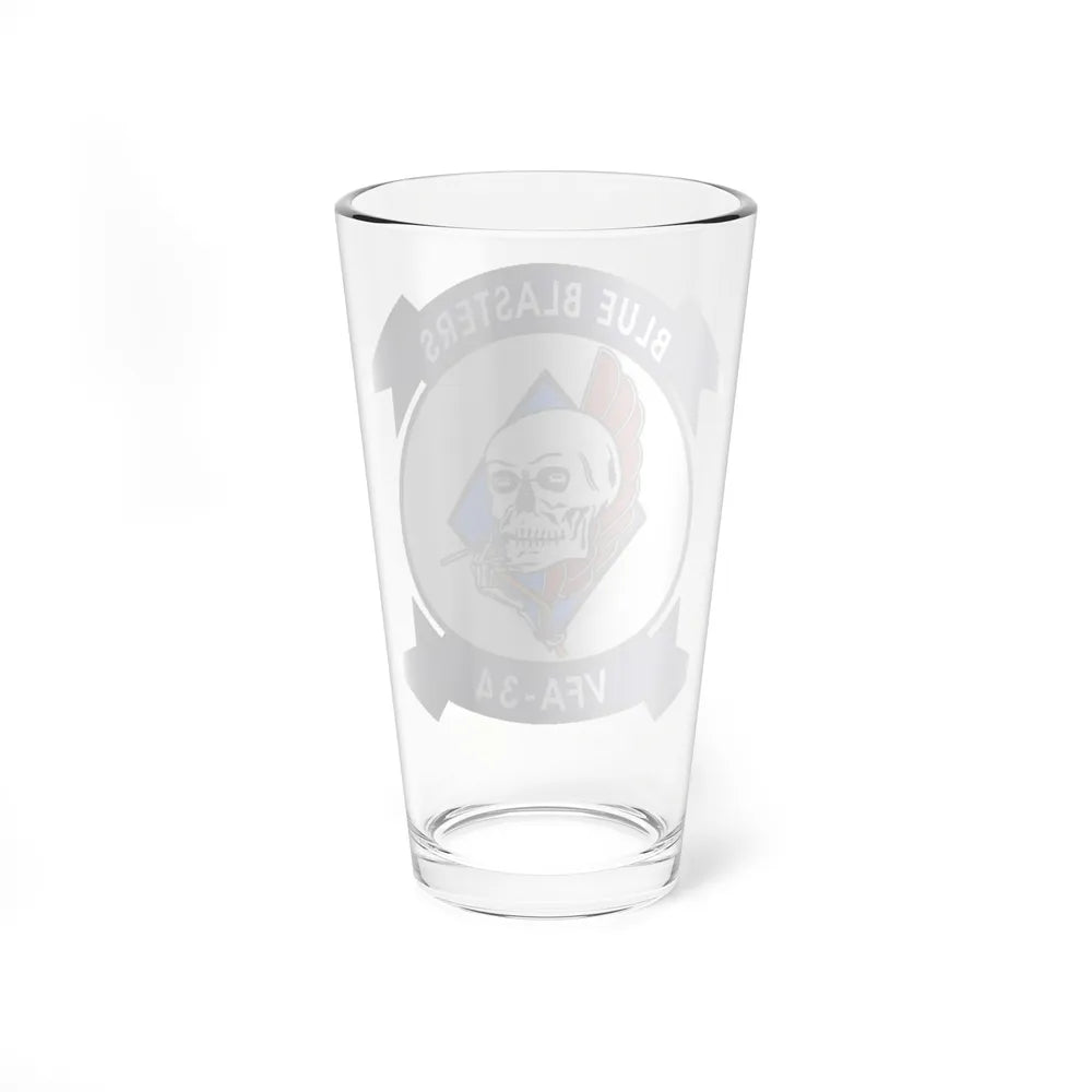 VFA 34 (U.S. Navy) Pint Glass 16oz-Go Mug Yourself