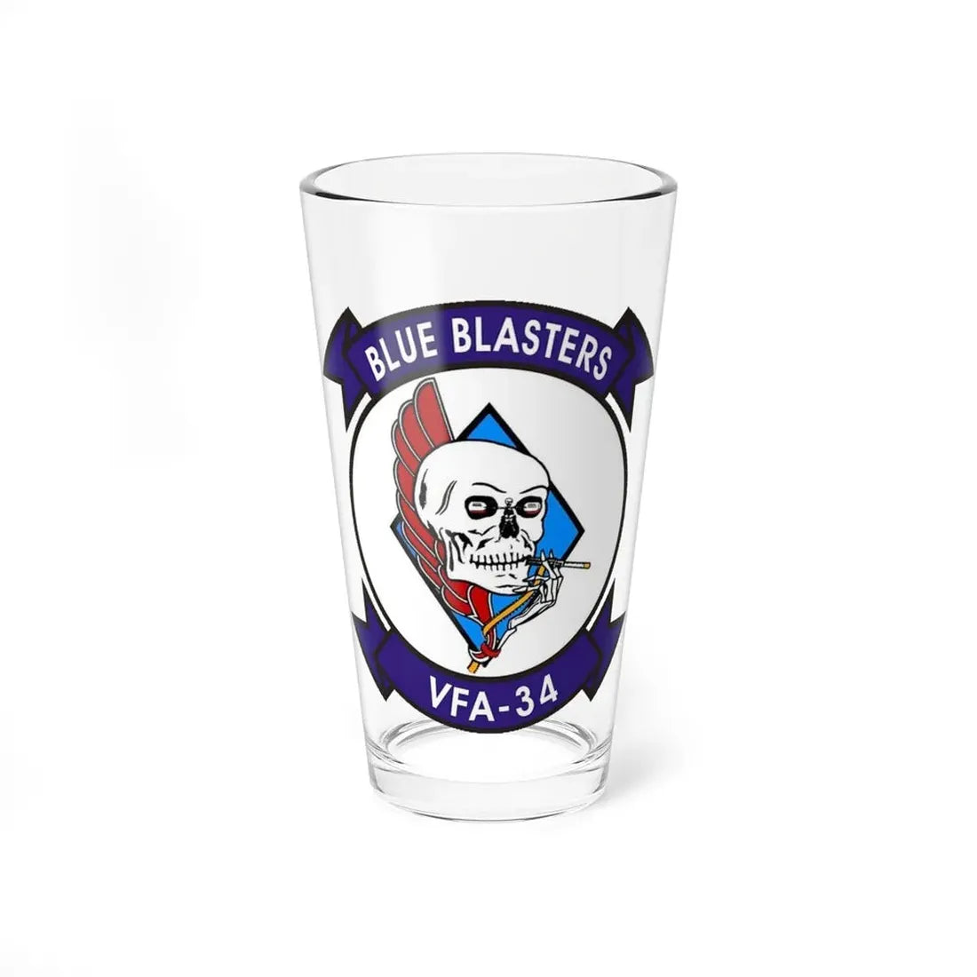 VFA 34 (U.S. Navy) Pint Glass 16oz 16oz - Go Mug Yourself