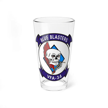 VFA 34 (U.S. Navy) Pint Glass 16oz 16oz - Go Mug Yourself