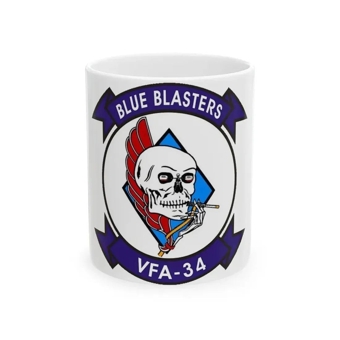 VFA 34 (U.S. Navy) White Coffee Mug - Go Mug Yourself