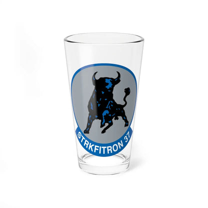 VFA 37 Ragin' Bulls STRKFITRON 37 (U.S. Navy) Pint Glass 16oz-16oz-Go Mug Yourself