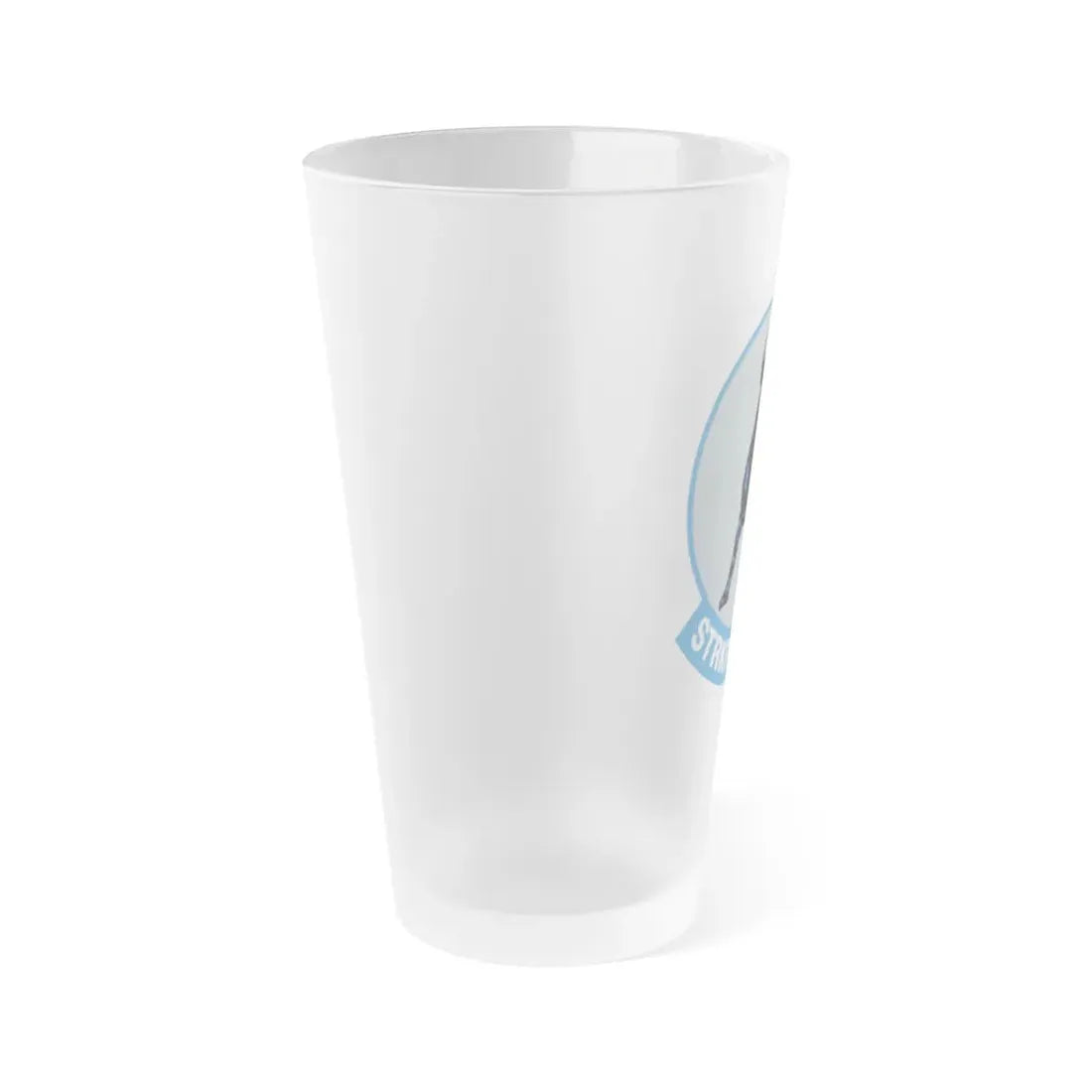 VFA 37 Ragin' Bulls STRKFITRON 37 (U.S. Navy) Frosted Pint Glass 16oz - Go Mug Yourself
