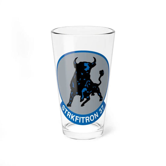 VFA 37 Ragin' Bulls STRKFITRON 37 (U.S. Navy) Pint Glass 16oz 16oz - Go Mug Yourself