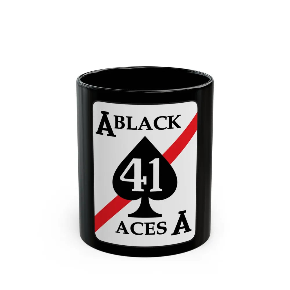 VFA 41 Black Aces (U.S. Navy) Black Coffee Mug-11oz-Go Mug Yourself