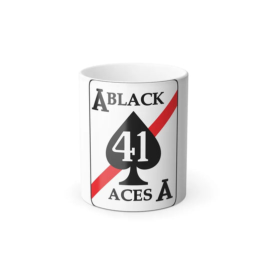 VFA 41 Black Aces (U.S. Navy) Color Changing Mug 11oz-11oz-Go Mug Yourself