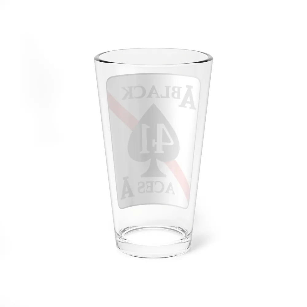 VFA 41 Black Aces (U.S. Navy) Pint Glass 16oz-Go Mug Yourself