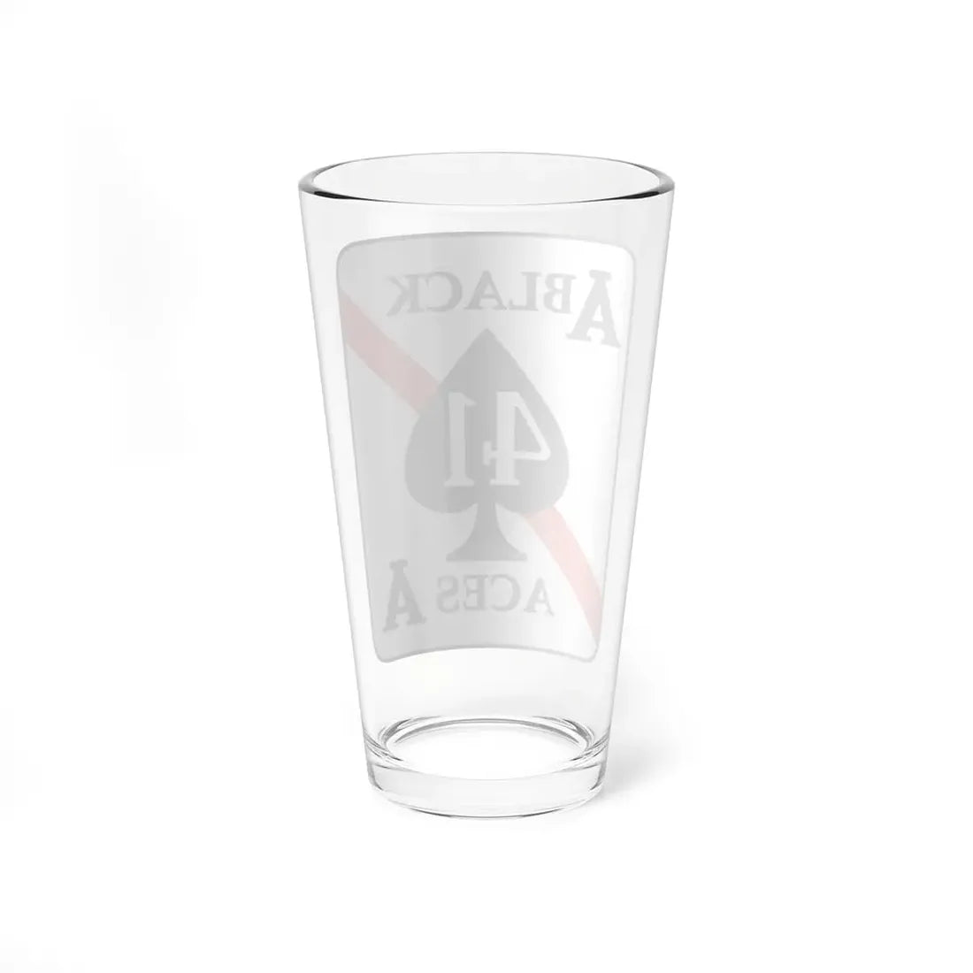 VFA 41 Black Aces (U.S. Navy) Pint Glass 16oz - Go Mug Yourself
