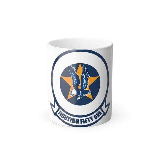 VFA 51 Fighting Fifty One (U.S. Navy) Color Changing Mug 11oz Default Title 11oz - Go Mug Yourself