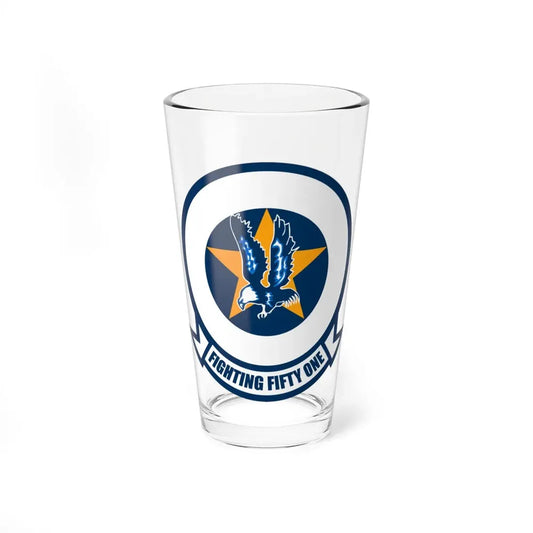 VFA 51 Fighting Fifty One (U.S. Navy) Pint Glass 16oz 16oz - Go Mug Yourself