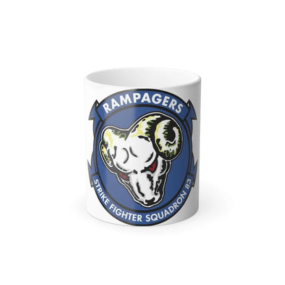 VFA 83 Strike Fighter Squadron 83 (U.S. Navy) Color Changing Mug 11oz-11oz-Go Mug Yourself