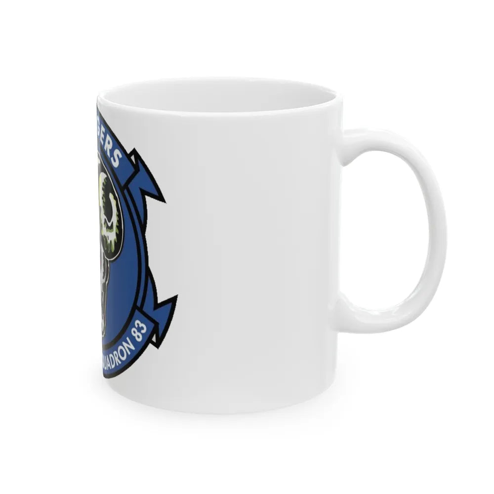 VFA 83 Strike Fighter Squadron 83 (U.S. Navy) White Coffee Mug-Go Mug Yourself