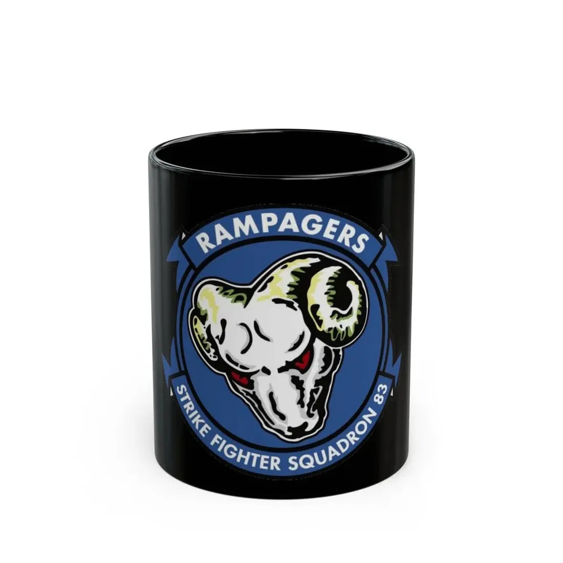 VFA 83 Strike Fighter Squadron 83 (U.S. Navy) Black Coffee Mug - Go Mug Yourself