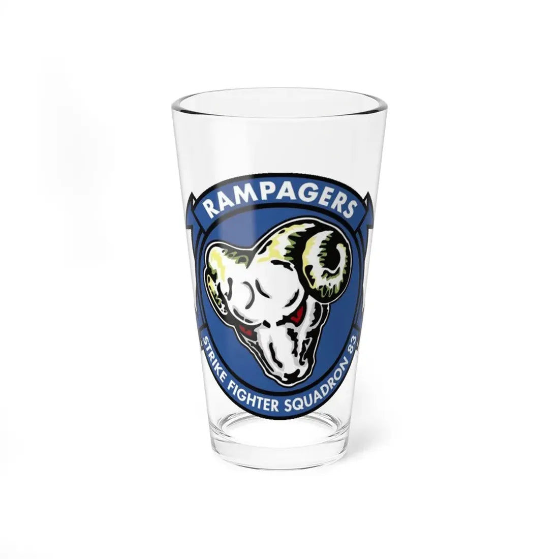 VFA 83 Strike Fighter Squadron 83 (U.S. Navy) Pint Glass 16oz 16oz - Go Mug Yourself