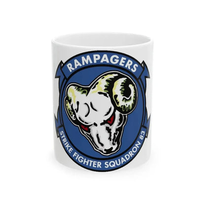 VFA 83 Strike Fighter Squadron 83 (U.S. Navy) White Coffee Mug 11oz - Go Mug Yourself